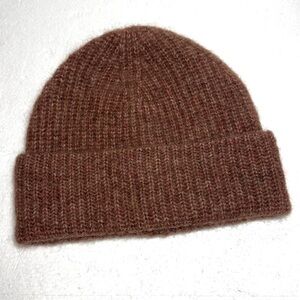 Jason Wu Pink Knit Alpaca Beanie Hat Seasons Warm Comfy Stylish Accent